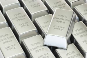 Price drop of rhodium is temporary and may rebound soon