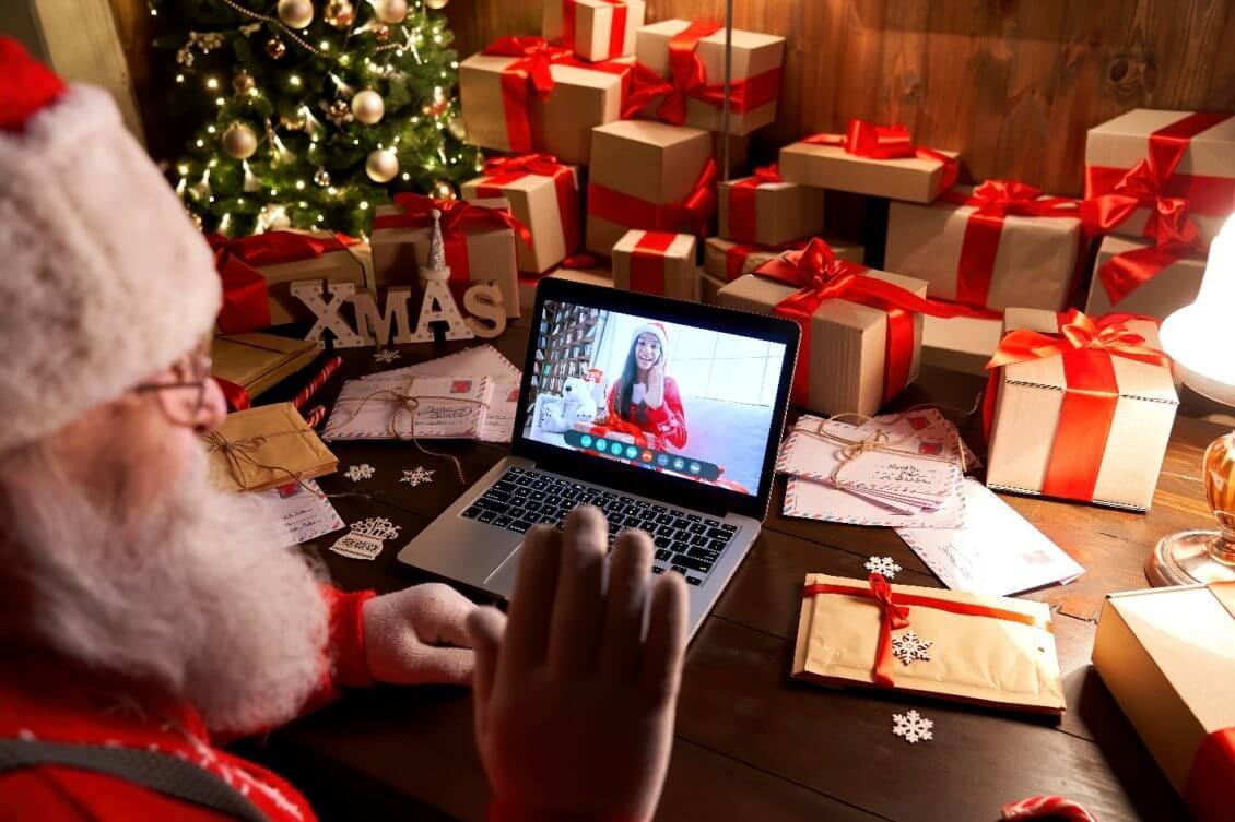Santa and online platforms