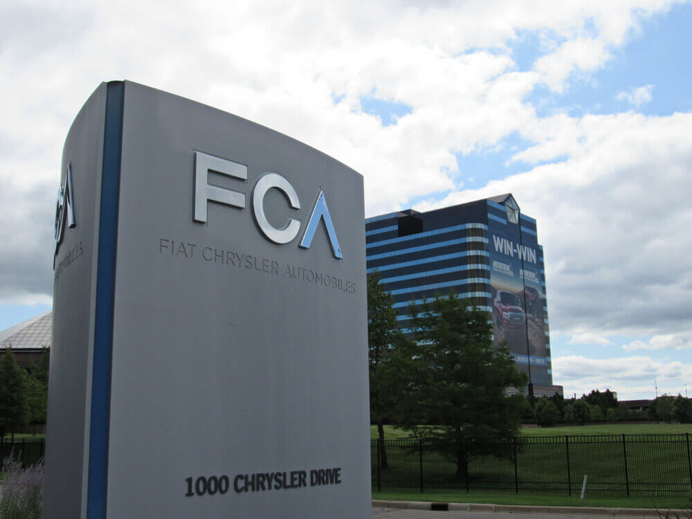 Fiat Chrysler headquarters sign