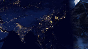 Asia from space ‌