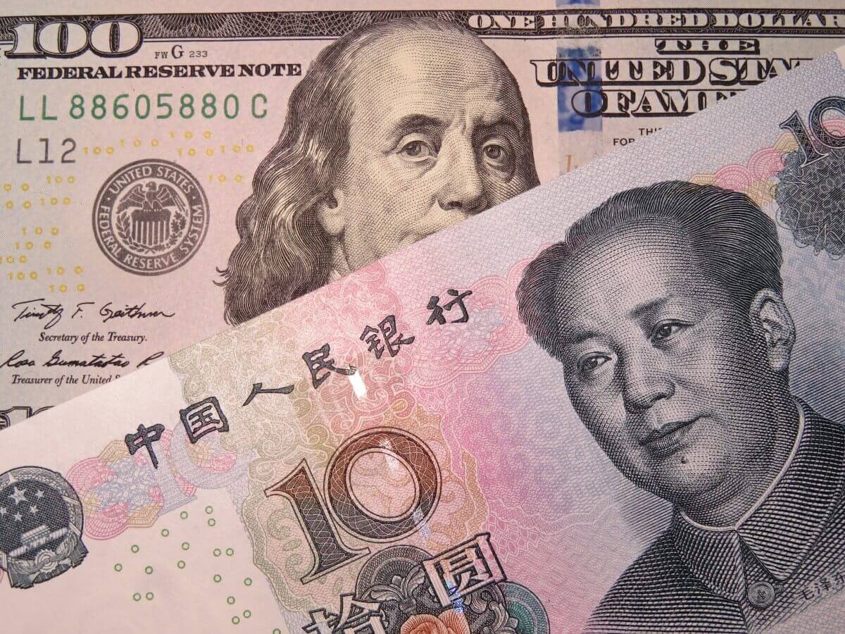 Chinese Yuan dropped against the dollar